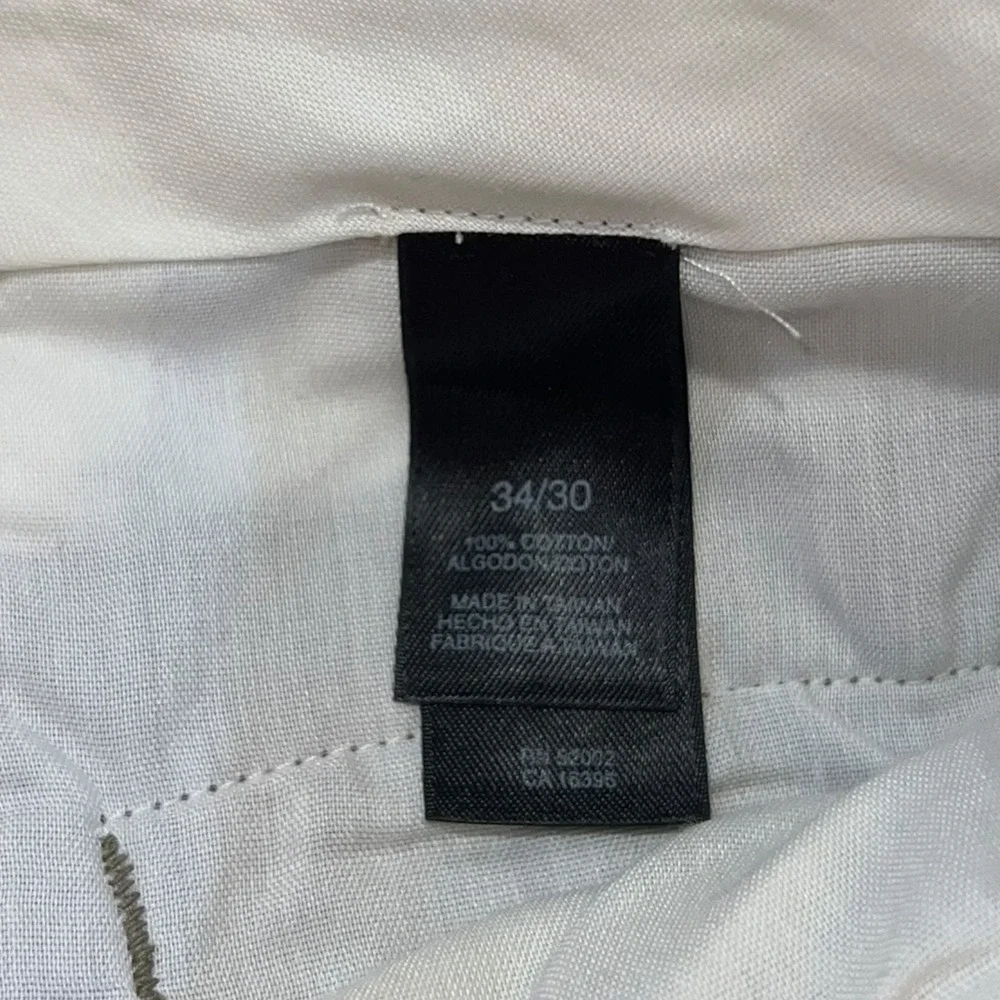 Claiborne Tweed Design Dark‎ Khaki Pants Men's Size 34 x 30 Business Casual